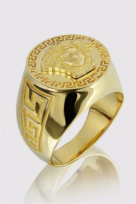 versace mens ring sale|men versace rings 14k gold.